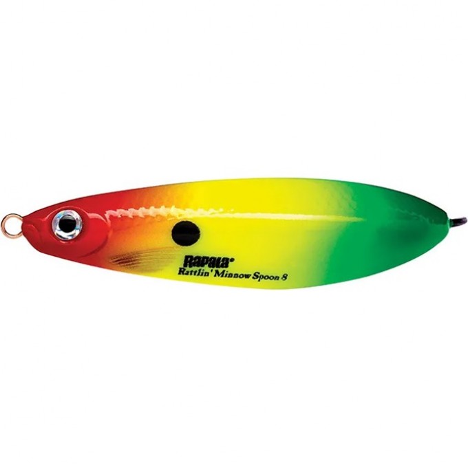 Блесна-незацепляйка с шумовой камерой RAPALA Rattlin RMSR08-RYGR Блесна-незацепляйка с шумовой камерой RAPALA Rattlin RMSR08-RYGR